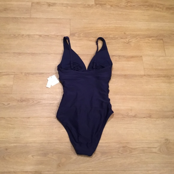 Women's Plunge Tummy Control Shaping Swimsuit - Picture 5 of 6